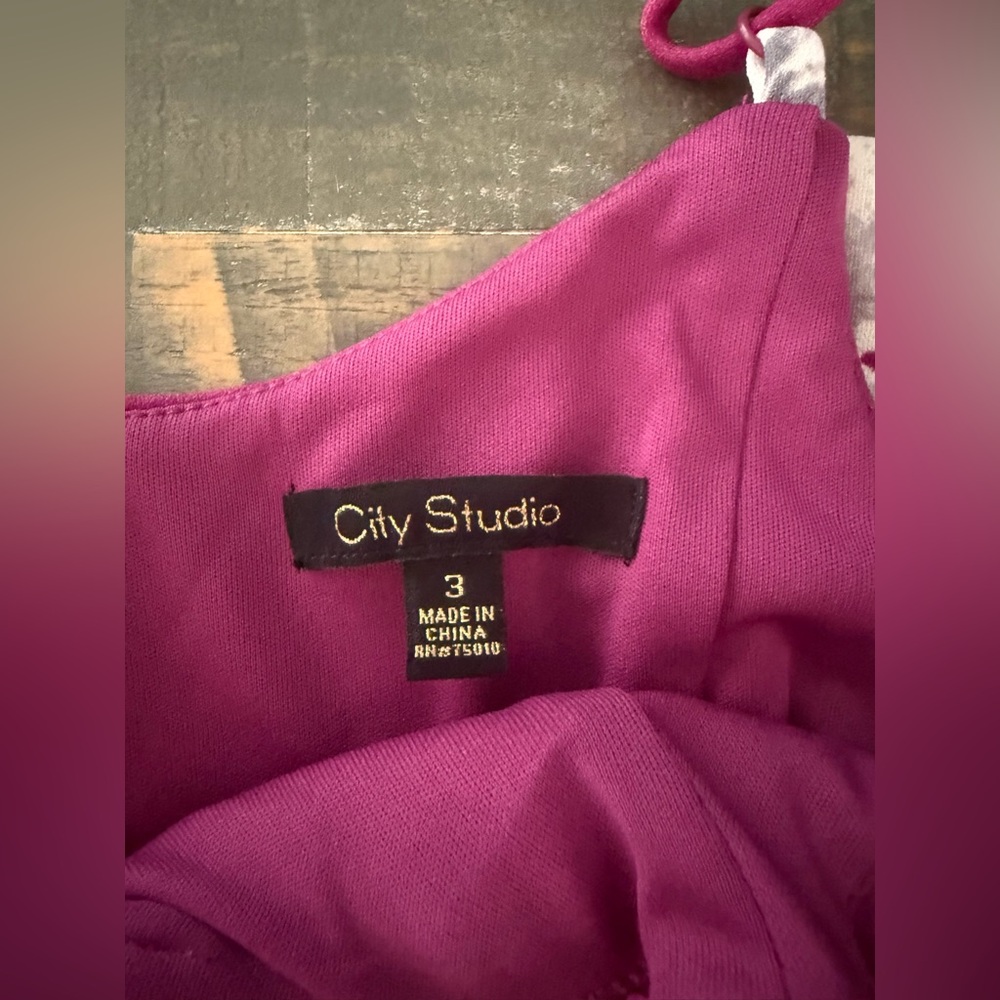 City Studio Pink Floral Mini Dress - Picture 4 of 13